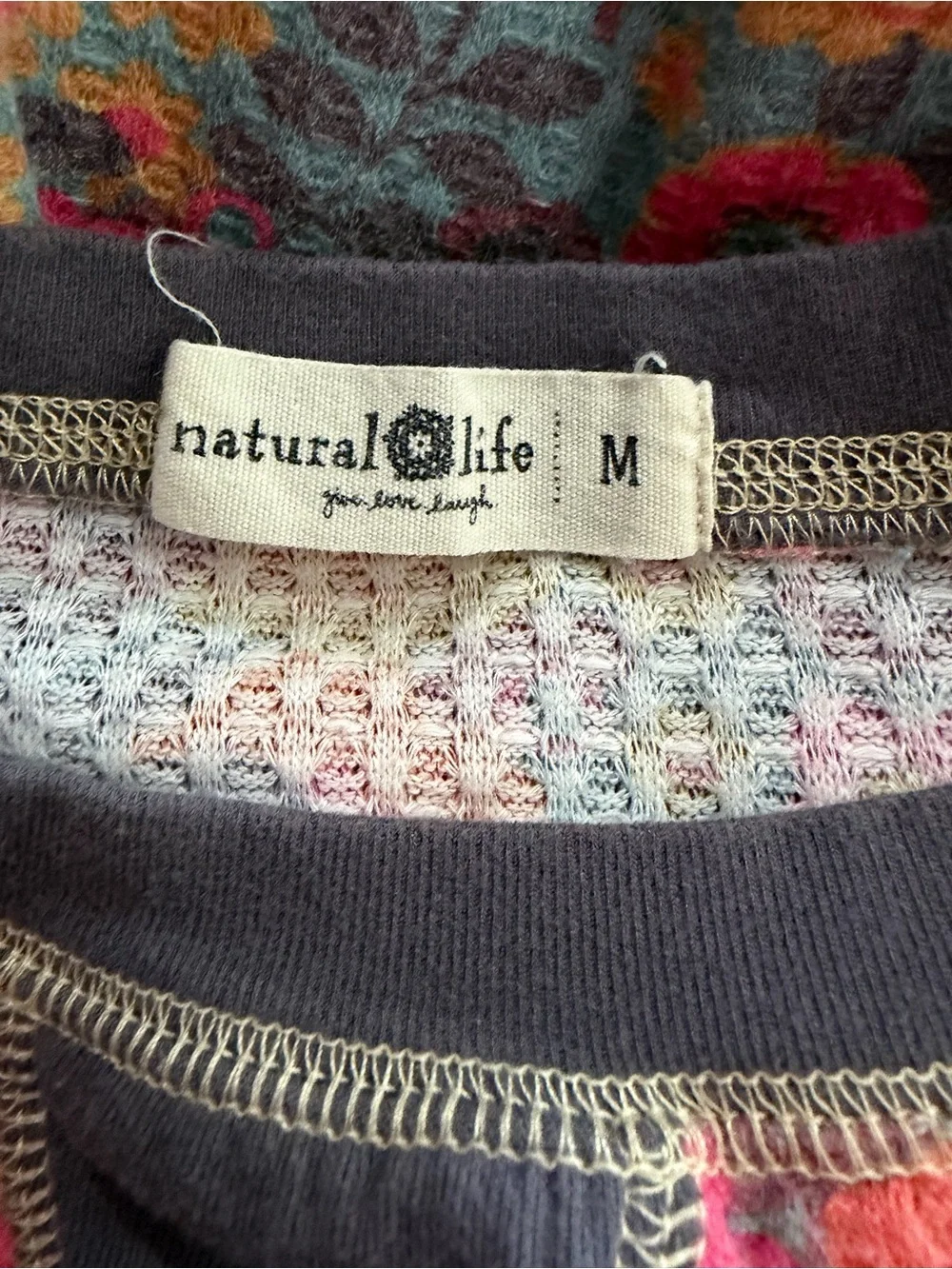 Natural Life Floral Waffle Thermal - Picture 8 of 8